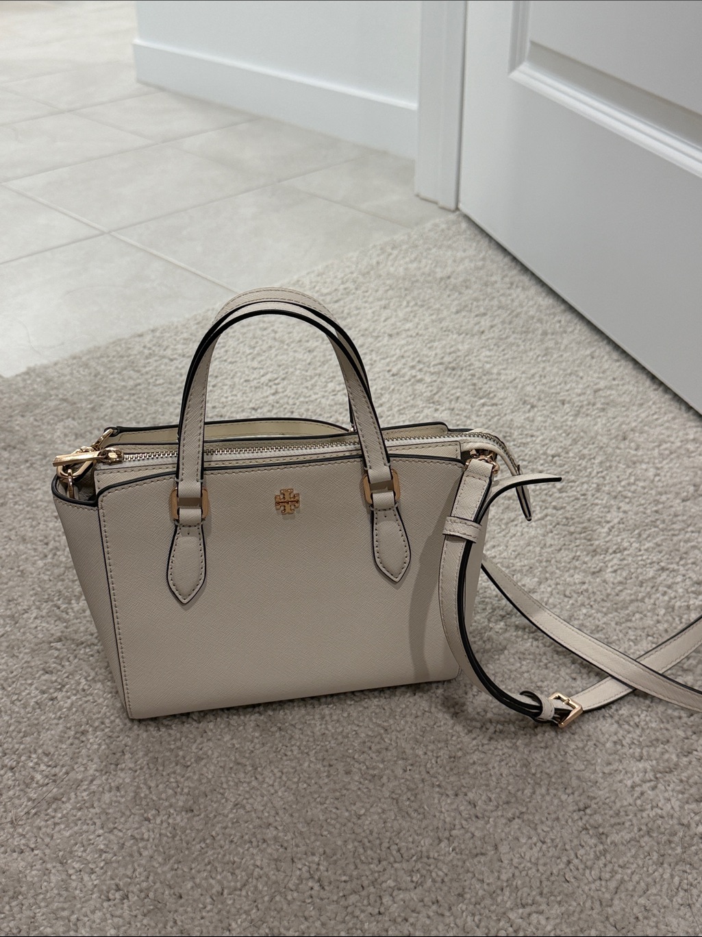 Tory Burch Robinson Small Compartment Tote